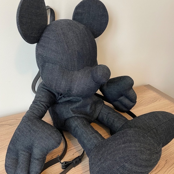 Christopher Raeburn Disney Denim Mickey Mouse bag - RARE - backpack purse BNWOT - Picture 4 of 13
